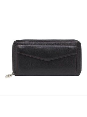 Cartier les Must Leather Zip Around Wallet